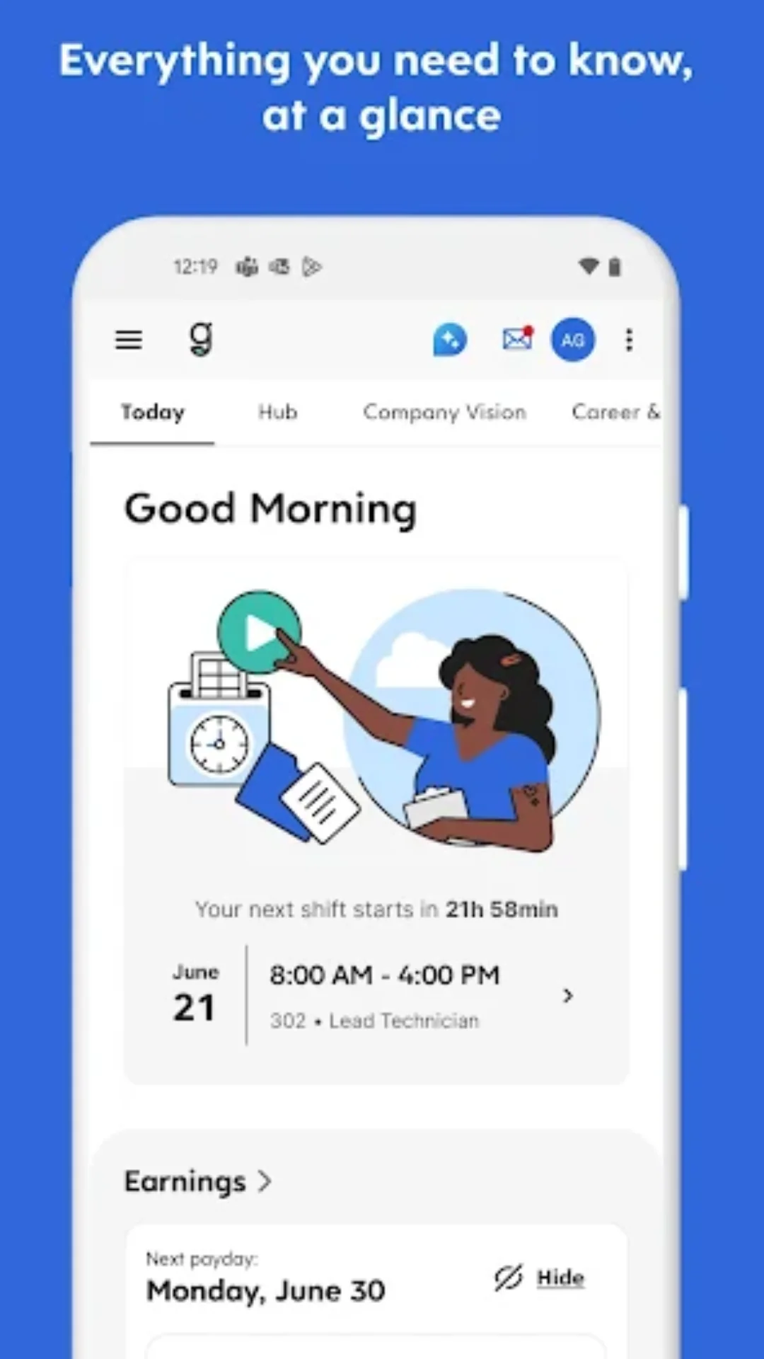 Dayforce App Screenshot