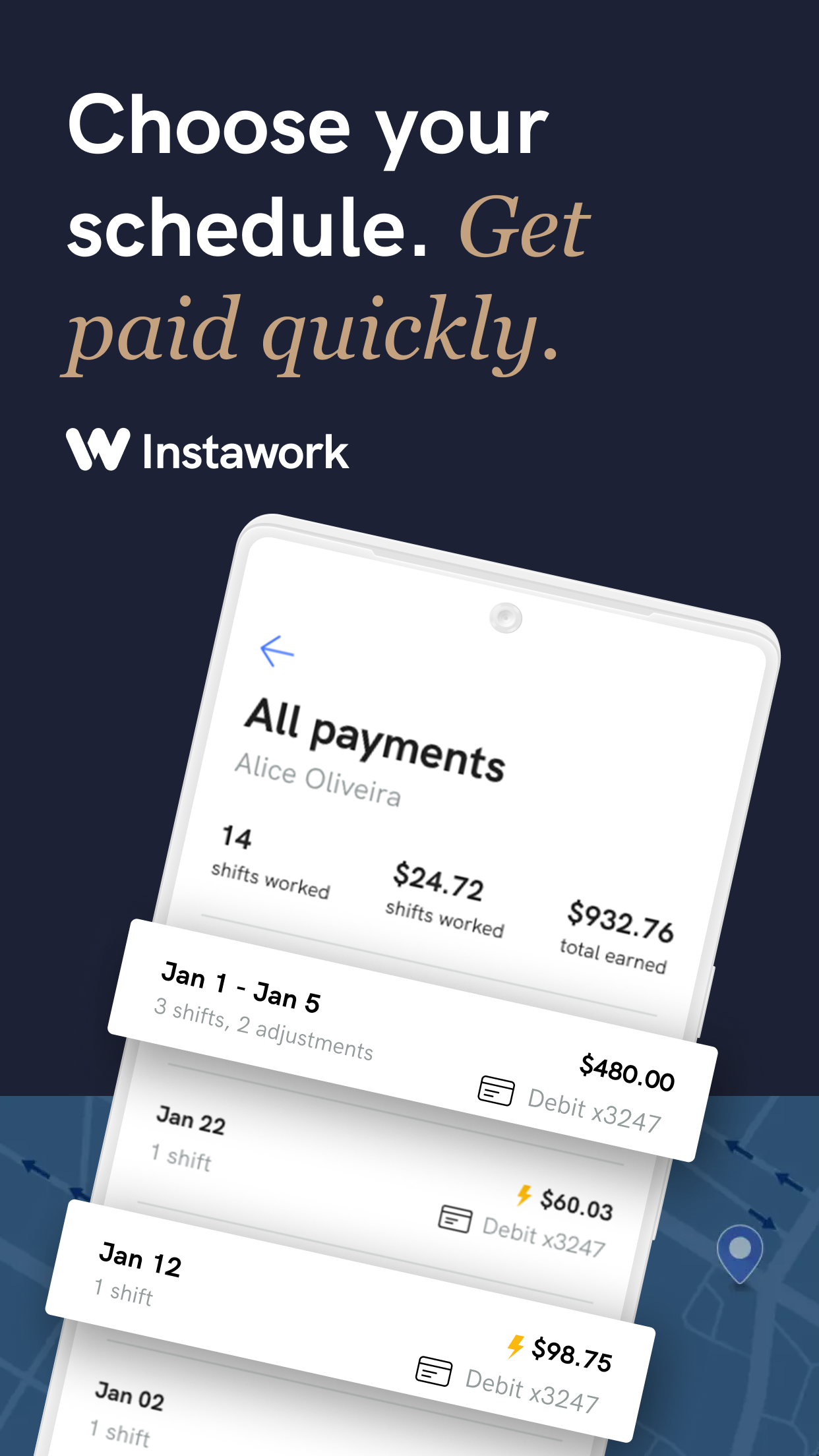 Instawork App Screenshot