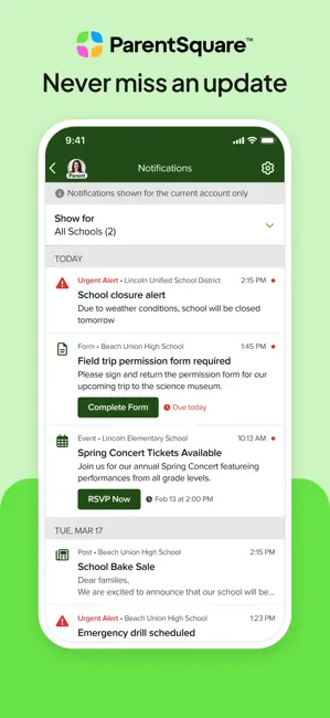 ParentSquare App Screenshot